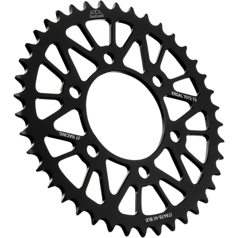 JT SPROCKETS 1211-2657 JTA478.41BLK RaceLite Aluminum Rear Sprocket Rear Sprocket - Kawasaki - Black - 41-Tooth