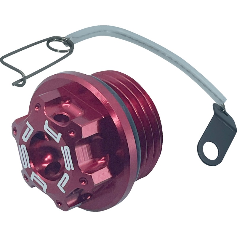 PSR 0950-0457 00-01316-24 Oil Filler Cap Kit Oil Cap Kit - Red - M24 x 2.0 - BMW