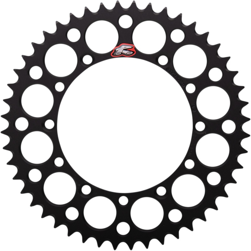 RENTHAL 1211-0015 112U-520-48GEBK Rear Sprocket Sprocket - Black - 48 Tooth