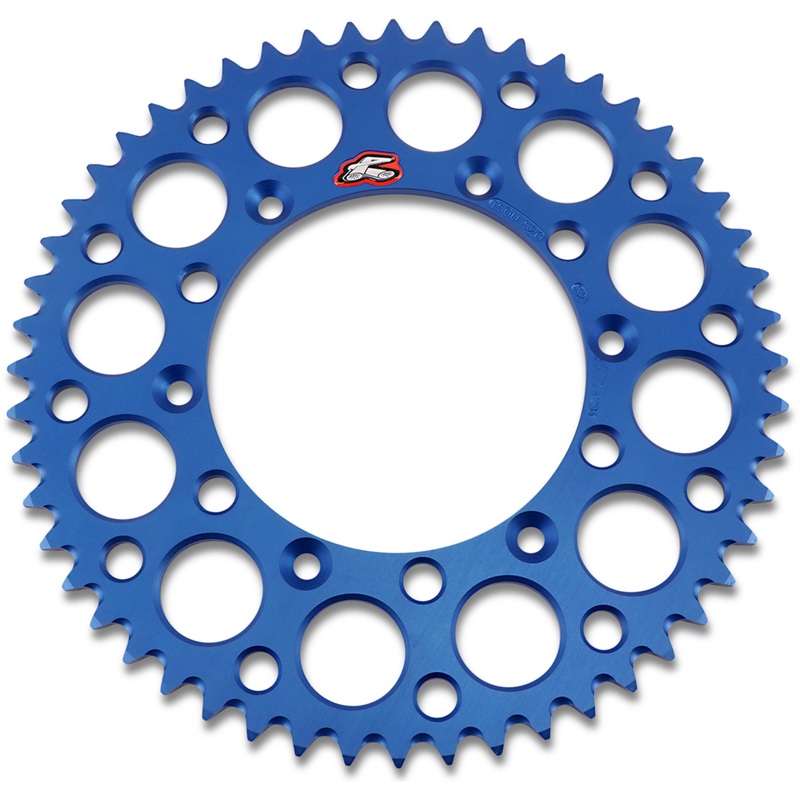 RENTHAL 1211-0168 150U-520-52GBBU Rear Sprocket Sprocket - Yamaha - Blue - 52 Tooth