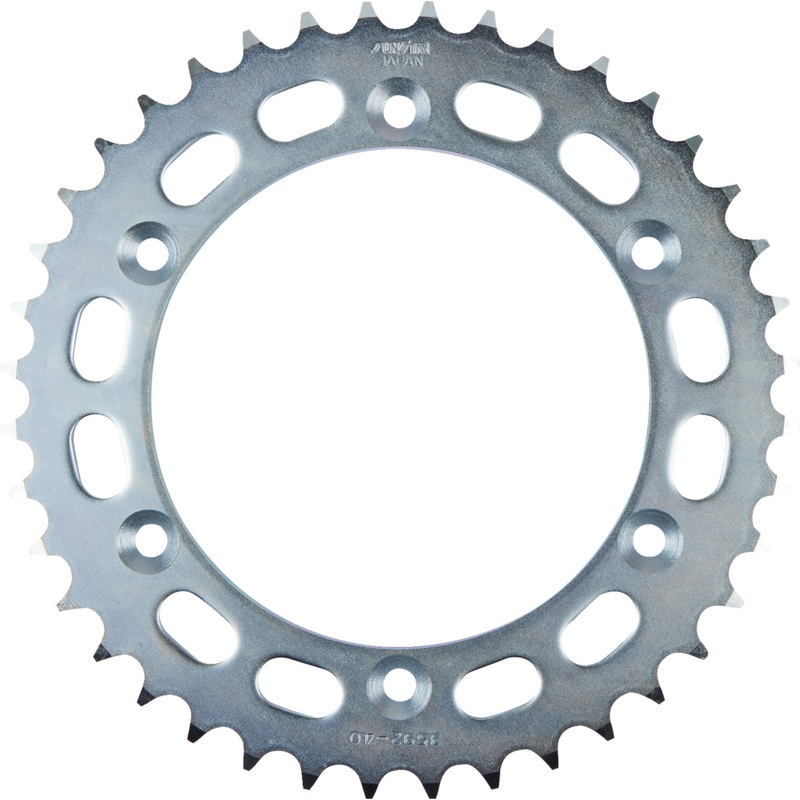 SUNSTAR SPROCKETS 2-359240 2-359240 Steel Rear Sprocket Rear Sprocket - 40 Tooth - Honda/Yamaha
