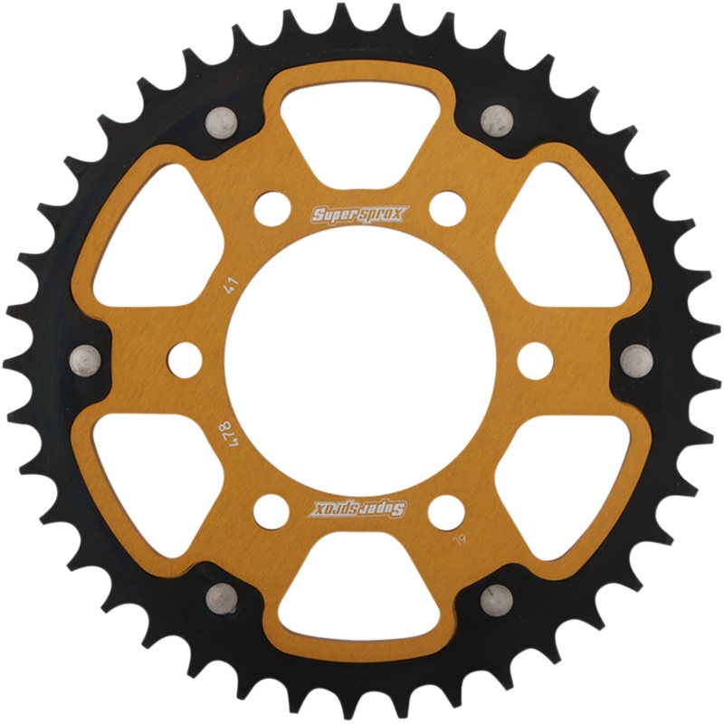 SUPERSPROX 1210-2006 RST-479-41-GLD Stealth Rear Sprocket 41 tooth - gold - kawasaki