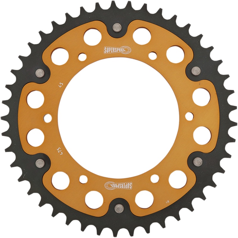 SUPERSPROX 1210-2191 RST-475-45-GLD Stealth Rear Sprocket 45 tooth - gold - kawasaki