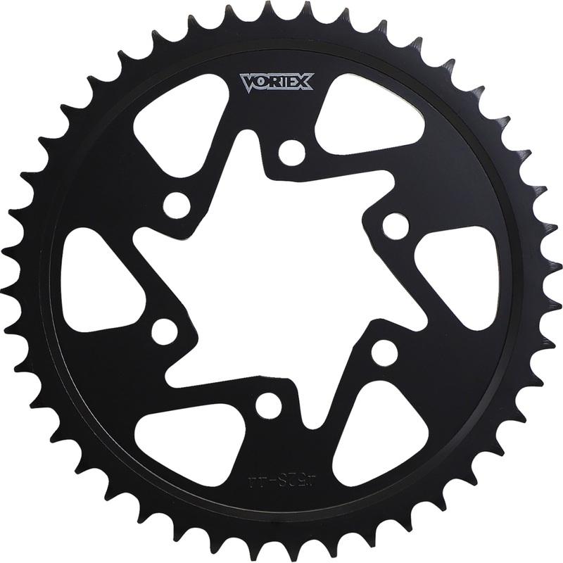 VORTEX 1210-0550 452S-44 Steel Sprocket Steel Rear Sprocket - 44 Tooth - Kawasaki