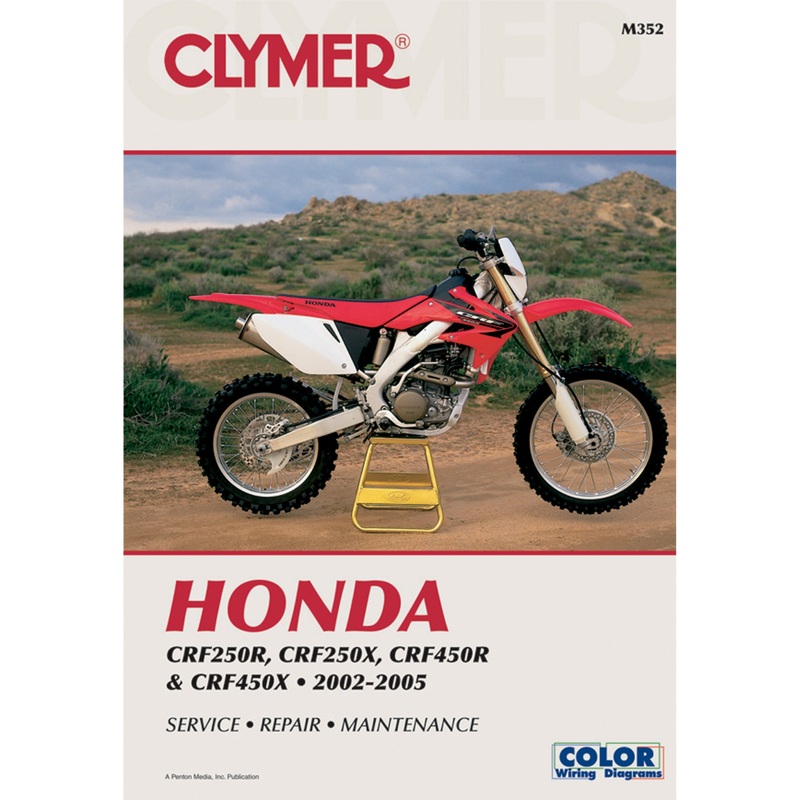 CLYMER 4201-0051 CM352 Motorcycle Repair Manual  Honda Manual - Honda CRF250/450
