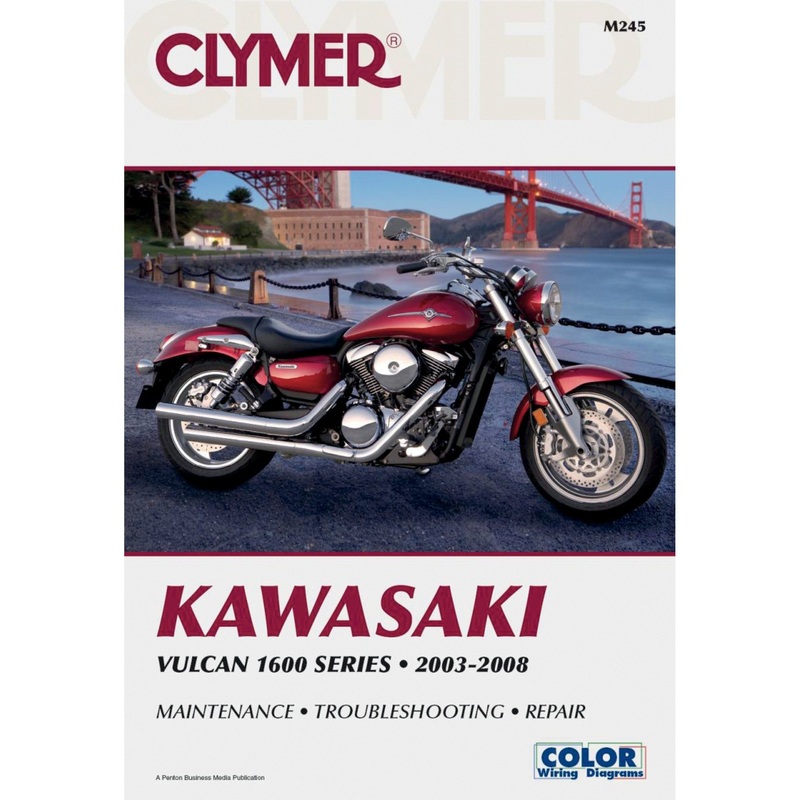 CLYMER 4201-0216 CM245 Motorcycle Repair Manual  Kawasaki Manual - Kawasaki Vulcan 1600 '03-'08