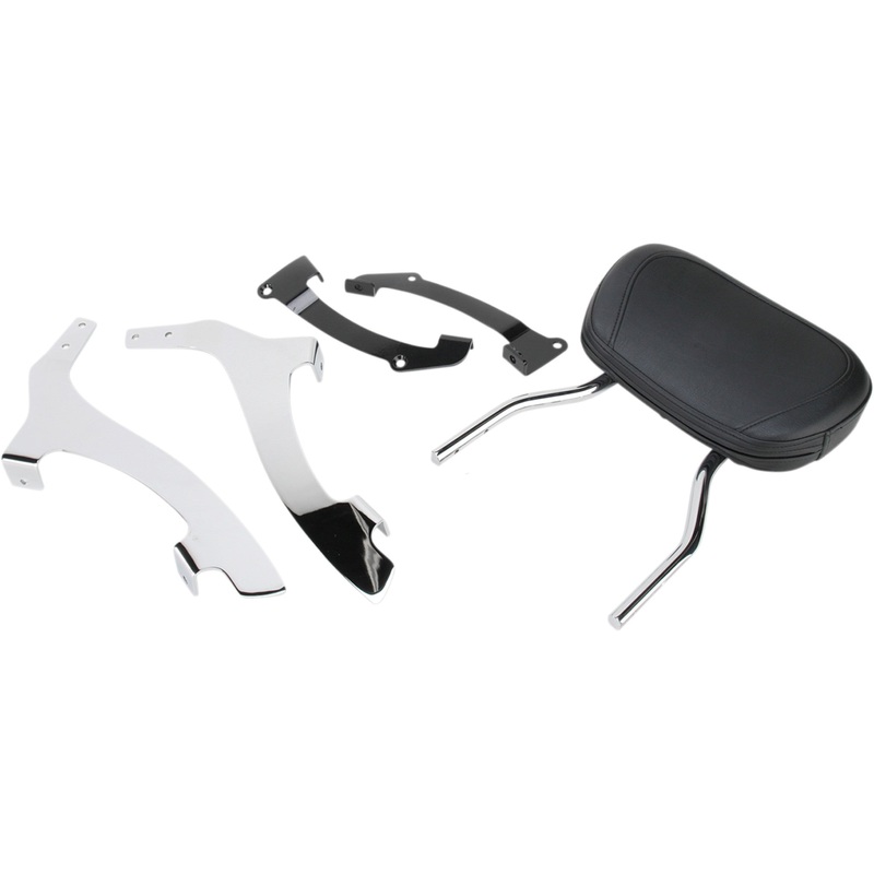 COBRA 1501-0399 02-8636 Round Sissy Bar Kit Sissy Bar - Short - Chrome - VT1300CR