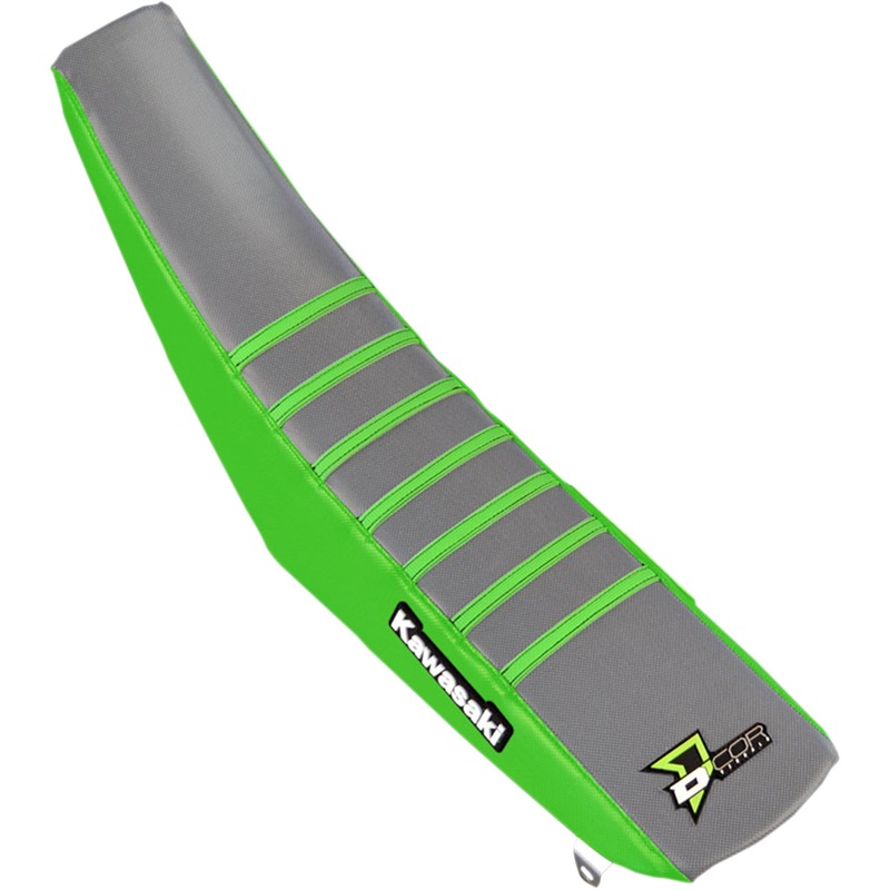 D'COR VISUALS 0821-3147 30-20-458 Seat Cover green/gray - kx250f/450f '12-'16