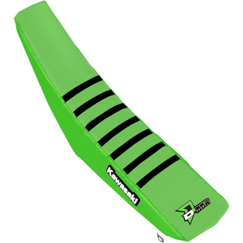 D'COR VISUALS 0821-3162 30-20-476 Seat Cover green/black - kx250/450 '19-'25