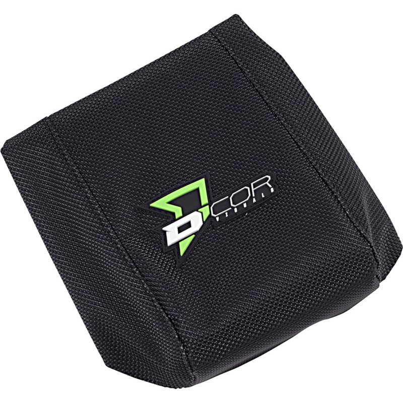 D'COR VISUALS 0821-3183 30-40-100 Seat Cover black - gripper - rm85 '02-'23