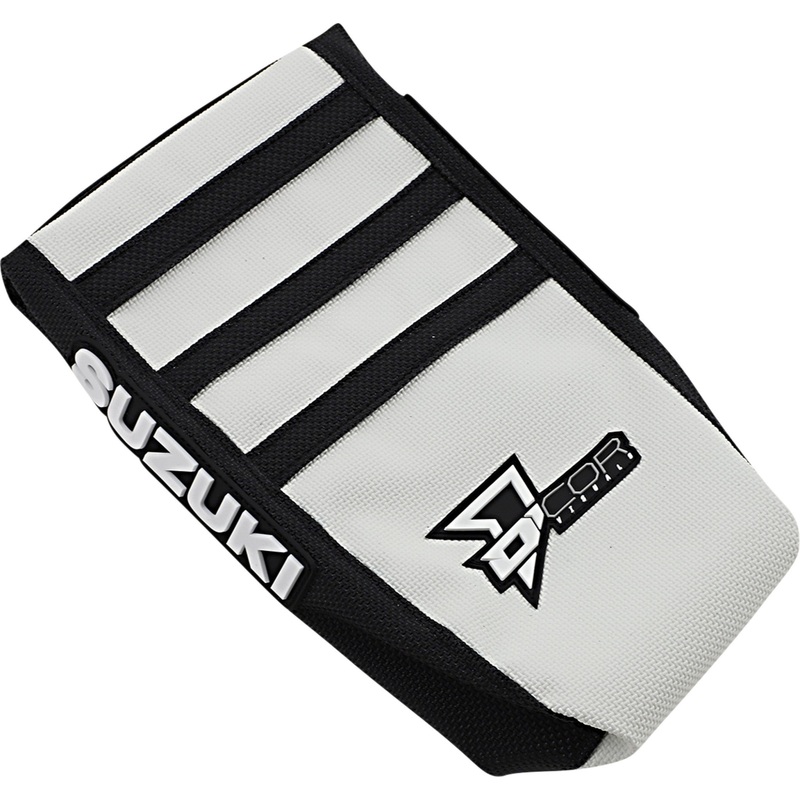 D'COR VISUALS 0821-3190 30-40-455 Seat Cover black/white - rmz250/450 '04-'18