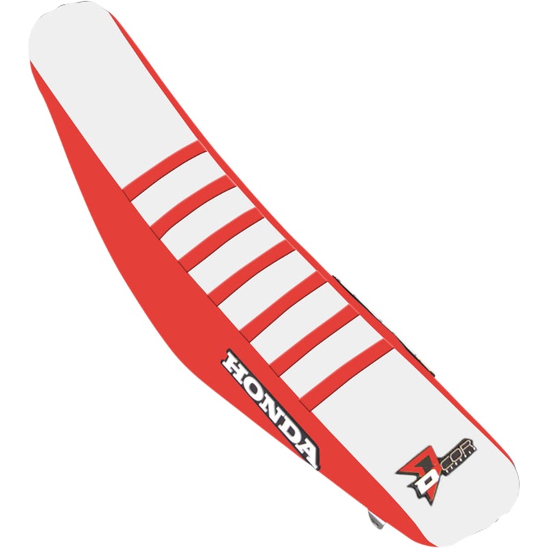 D'COR VISUALS 0821-3404 30-10-504 Seat Cover red/white - crf '21-'25