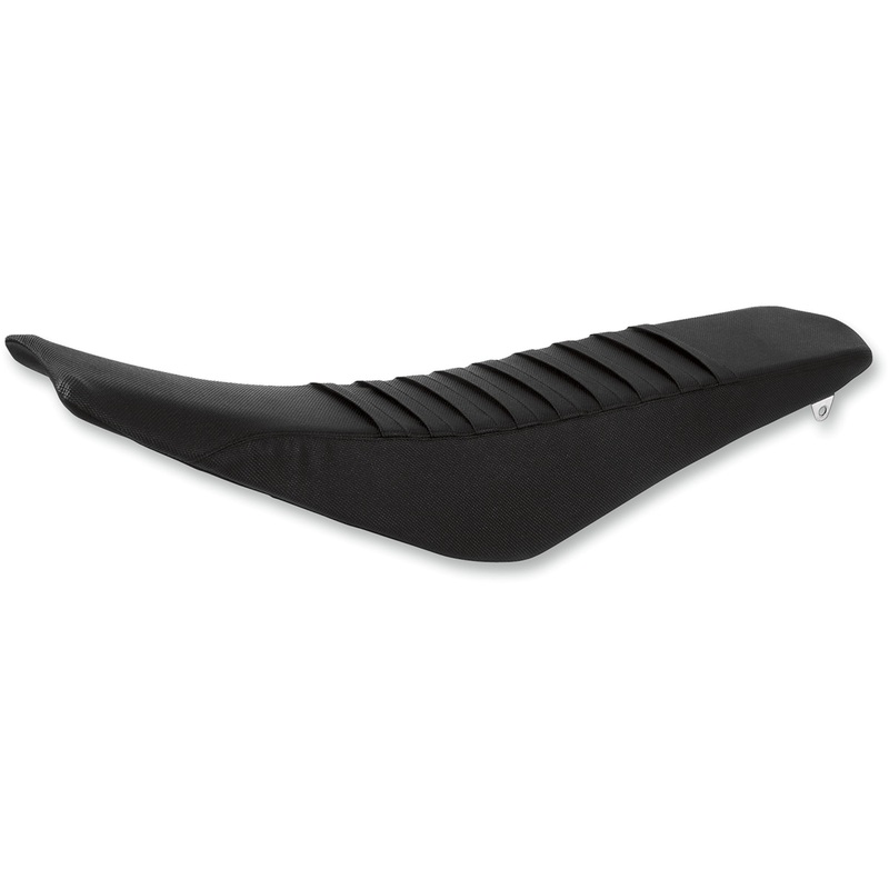 FLU DESIGNS INC. 0821-1140 45400 Team Issue 3-Panel Grip Seat Cover Panel Grip Seat Cover - Black - RMZ250 '10-'18
