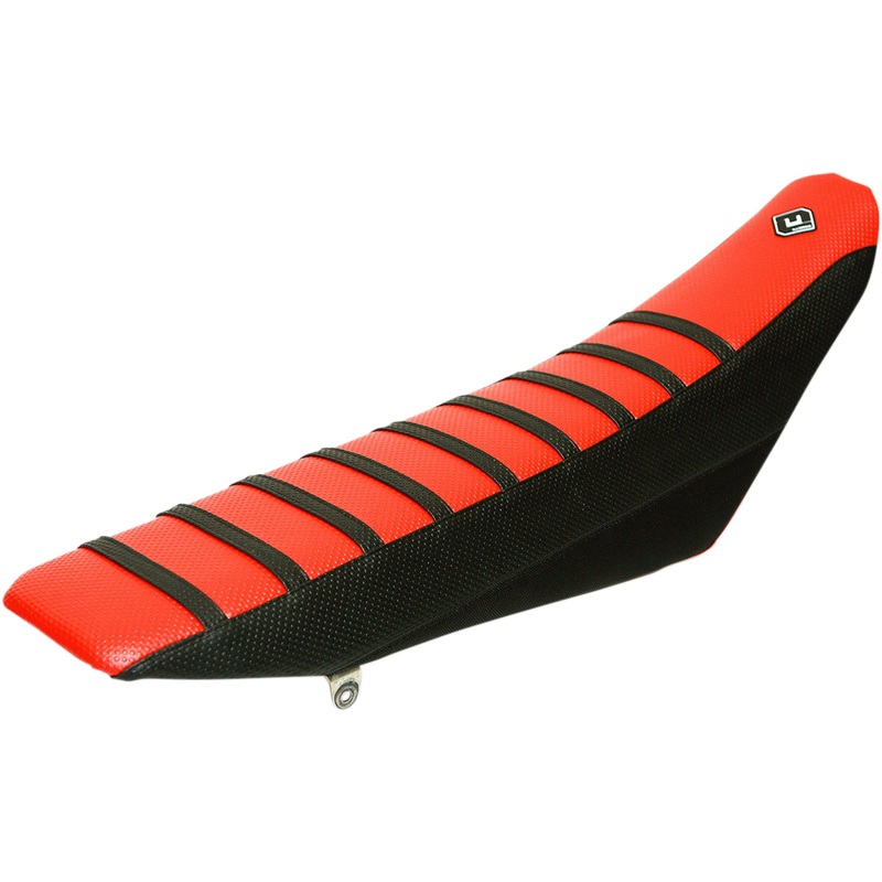 FLU DESIGNS INC. 0821-1828 35502 Pro Rib Seat Cover red/black - yz '06-'09