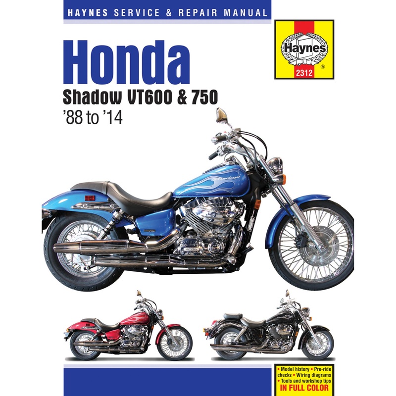 HAYNES HM2312 M2312 Motorcycle Repair Manual  Honda, Motorcycle Manual - Honda VT600 & VT750