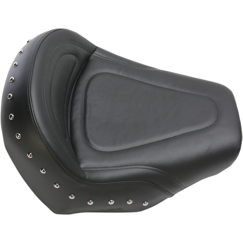 SADDLEMEN 0810-0136 S3530J Renegade Deluxe Solo Seat Solo Seat - Studded - VN1500