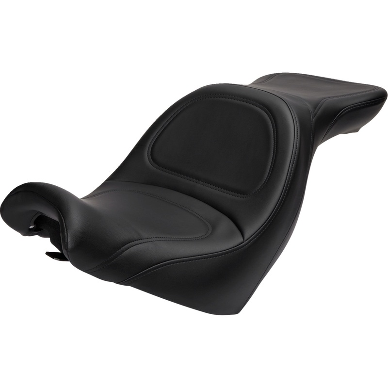 SADDLEMEN 0810-0267 S05-06-029 Explorer Seat Seat - Explorer - without Backrest - Stitched - Black - C50