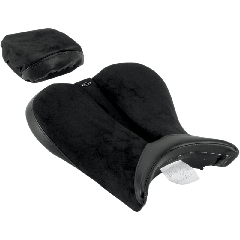 SADDLEMEN 0810-0787 0810-0787 Gel Channel Sport Seat  Solo Gel Channel Sport Seat - Black - R1