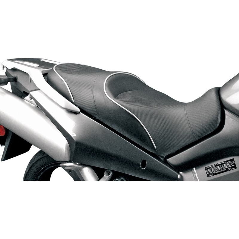 SARGENT 0810-0446 WS-552-19 World Sport Performance Seat black - carbon fx - vstrom 650/1000 '02-'13