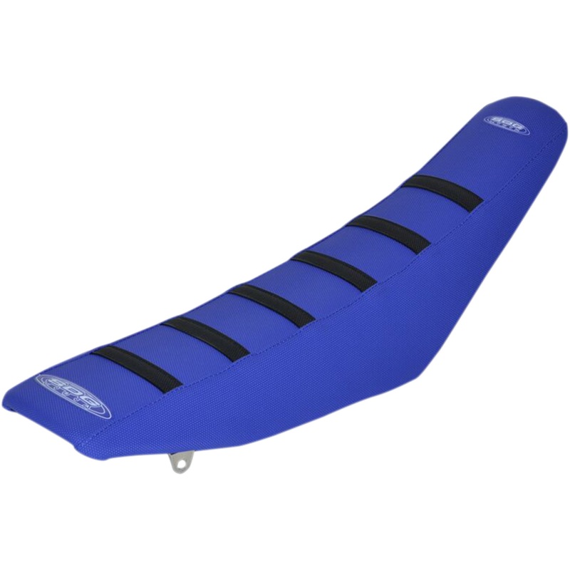 SDG 0821-2599 95933KBB 6-Rib Gripper Seat Cover 6-Ribbed Seat Cover - Black Ribs/Blue Top/Blue Sides