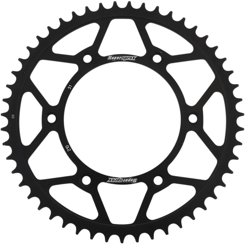 SUPERSPROX 1210-1888 RFE-210-51-BLK Steel Rear Sprocket 51 tooth