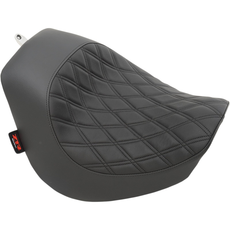 Z1R 0810-1891 Low-Profile Solo Seat Low Solo Seat - Double Diamond - Road Star