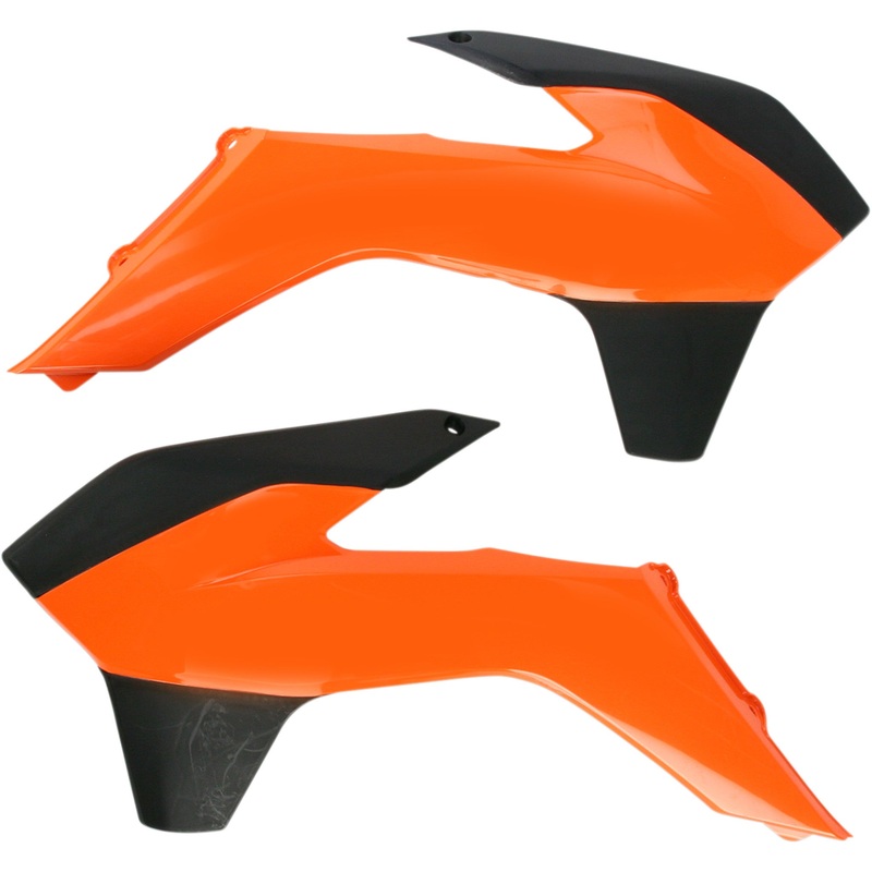 ACERBIS 0520-1160 2314251008 Replacement Radiator Shrouds Radiator Shrouds - Orange/Black