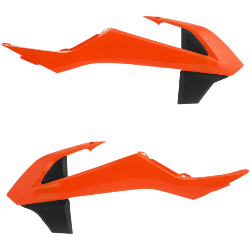 ACERBIS 0520-1927 2449705226 Replacement Radiator Shrouds Radiator Shrouds - '16 Orange/Black