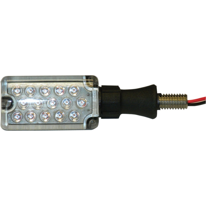 K&S TECHNOLOGIES 2040-0799 25-9300 Universal Mini-Stalk Turn Signals  Turn Signal Marker Light - Off-Road LED