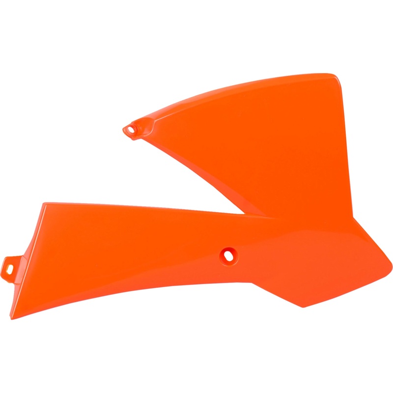 POLISPORT 0520-1641 8429500001 Radiator Covers For KTM Radiator Cover - Orange - SX 65 | XC 65