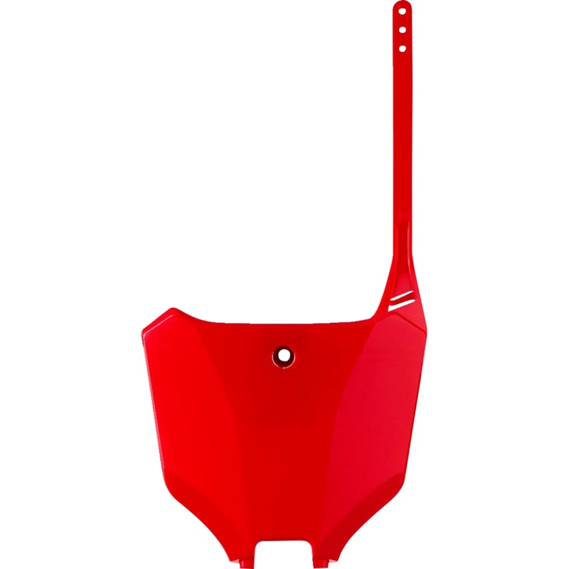 POLISPORT 0520-3213 8670700001 Front Number Plate Number Plate - OEM Red CR04 - CRF 250/450 R/RX