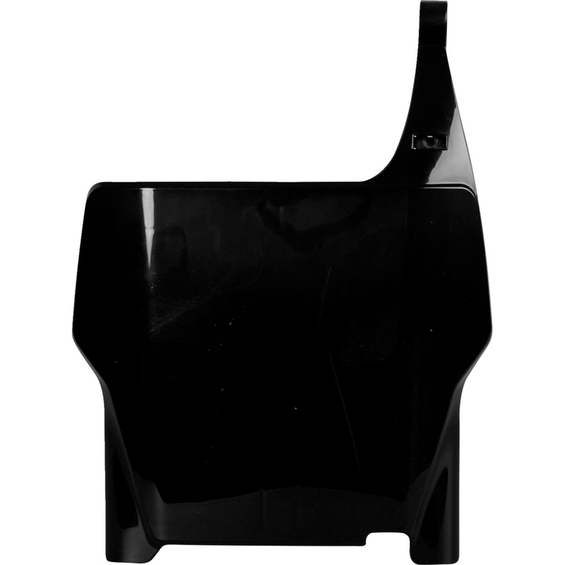 POLISPORT 0520-3541 8661900002 Front Number Plate Number Plate - Black - Honda