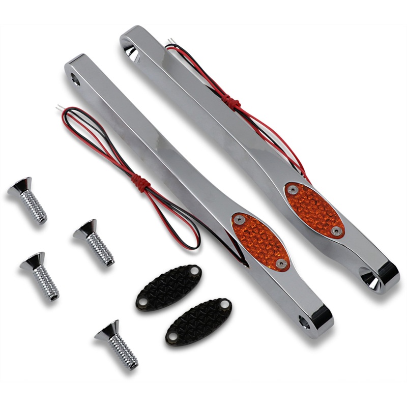 PRO-ONE PERF.MFG. 2020-1538 909110 LED Front Signal Lights LED Front Turn Signal Lights - Chrome