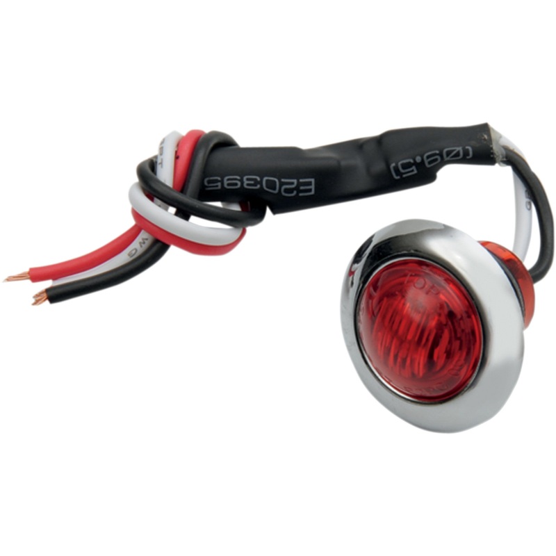 PRO-ONE PERF.MFG. 2040-1225 402210 Dual-Function Mini Marker Light Mini Marker Light - Dual Function - Red LED - Red Lens