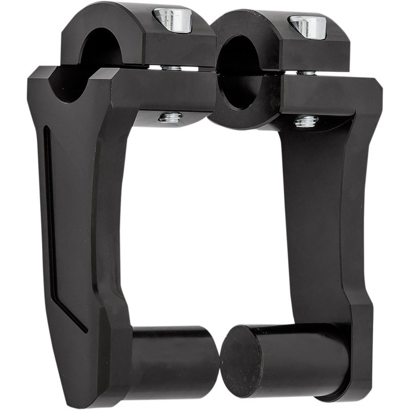 ROX SPEED FX 0602-0848 4R-P4RX-01 Patriot Series Pivoting Handlebar Riser Risers - Pivot - 4" - Black