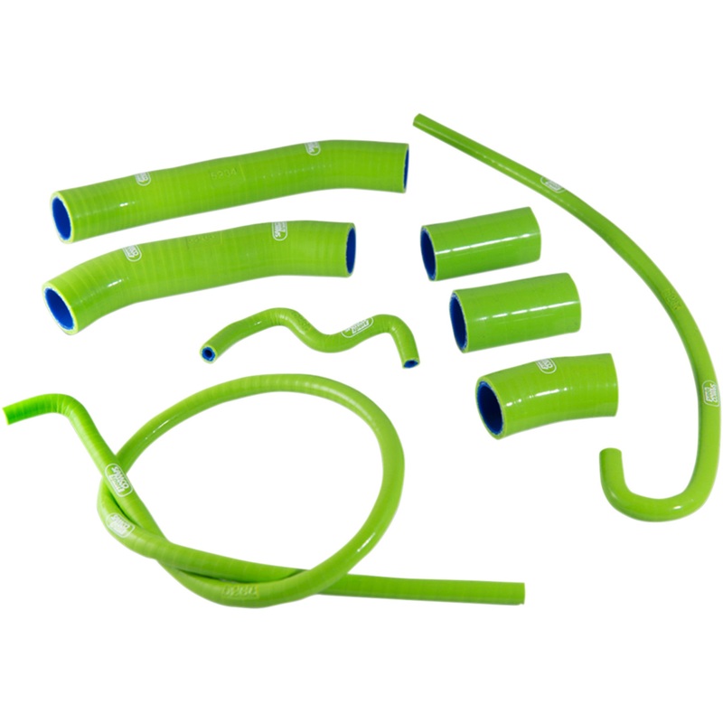 SAMCO SPORT 1902-1408 KAW-81GRN Radiator Hose Kit  Standard Radiator Hose Kit - Green - Kawasaki