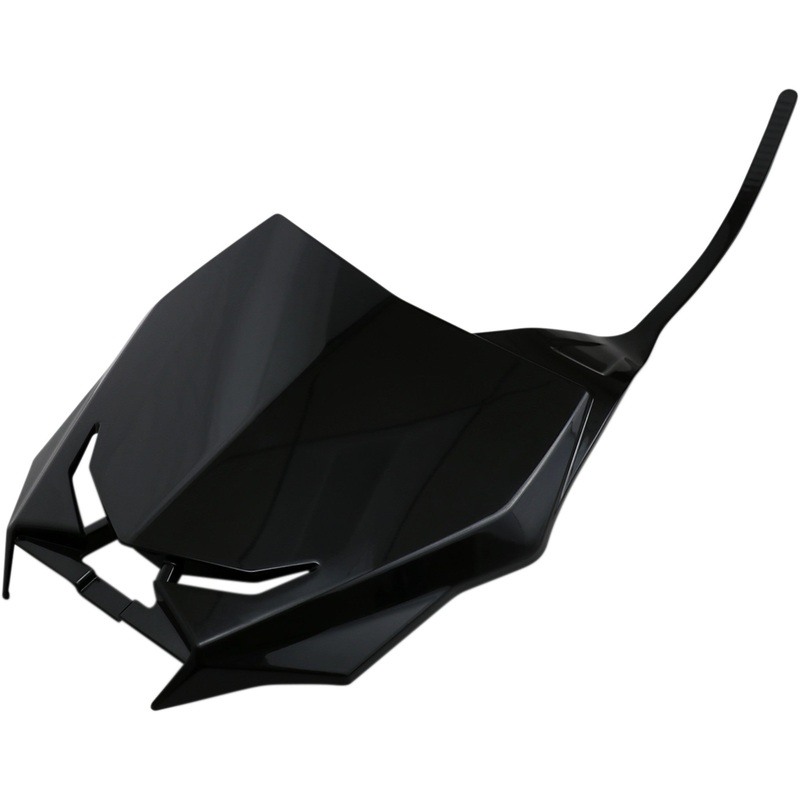 UFO 0520-2328 SU04943-001 Replacement Front Number Plate Front Number Plate - Black