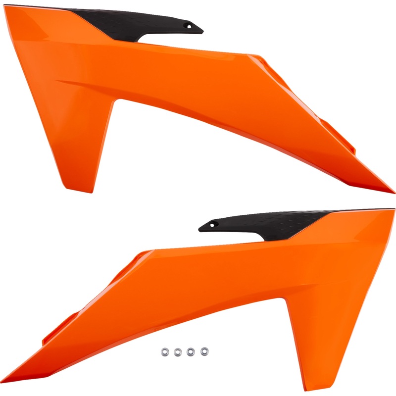 UFO 0520-3734 KT05011#127 Replacement Radiator Shrouds Radiator Covers - Orange