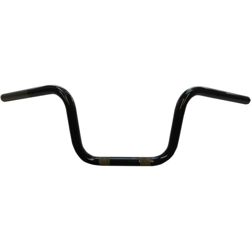 BARON 0601-2427 BA-7350-08B Skinny Ape Handlebar Handlebar - Skinny - 8-Bolt - Black
