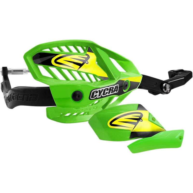 CYCRA 0635-1542 1CYC-7506-72HCM Ultra Probend HCM Handguards Handguards - HCM - 1-1/8" - Green