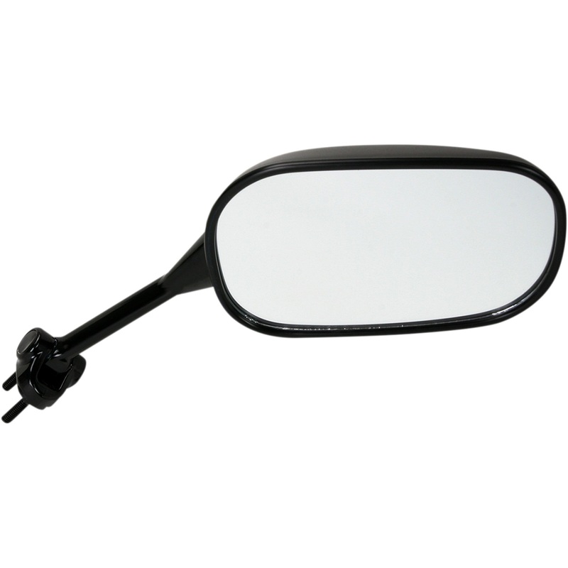 EMGO 0640-0359 20-43031 OEM-Style Replacement Mirror Mirror - Side View - Rectangle - Black - Right