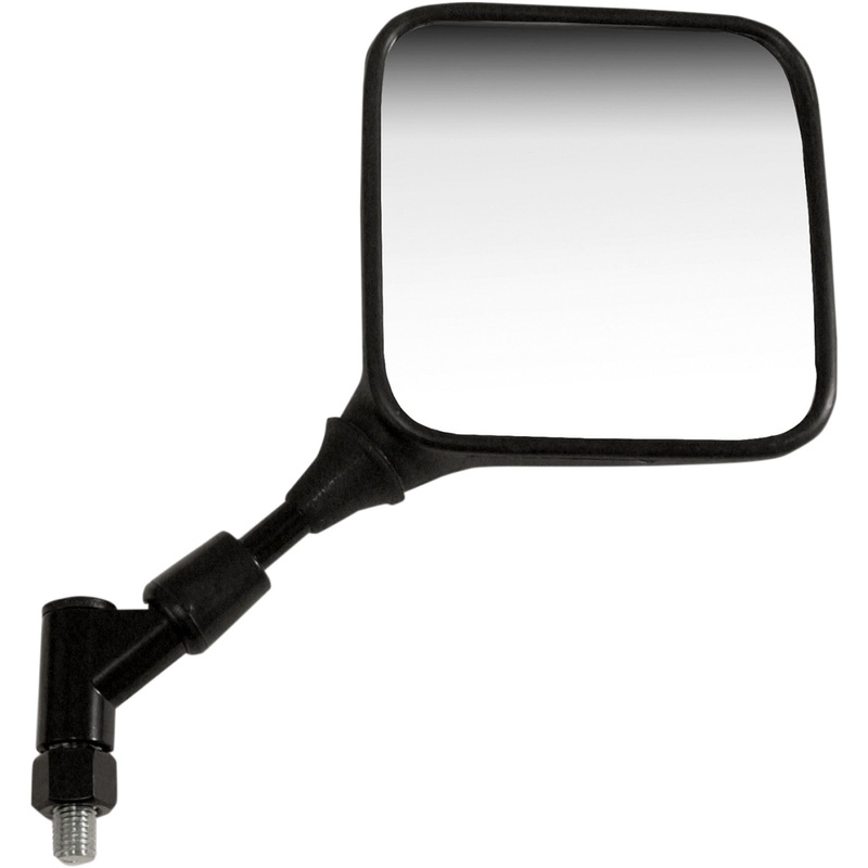 EMGO 0640-1060 20-78201 Suzuki DR Series Mirror Mirror - Suzuki - Side View - Square - Black - Right