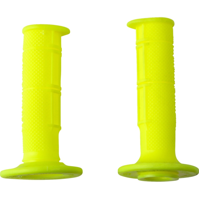 G2 ERGONOMICS CORP. 0630-2382 1150.82.50.06 Domino Victor Half Waffle Grips Grips - Victor - Half Waffle - Fluorescent Yellow