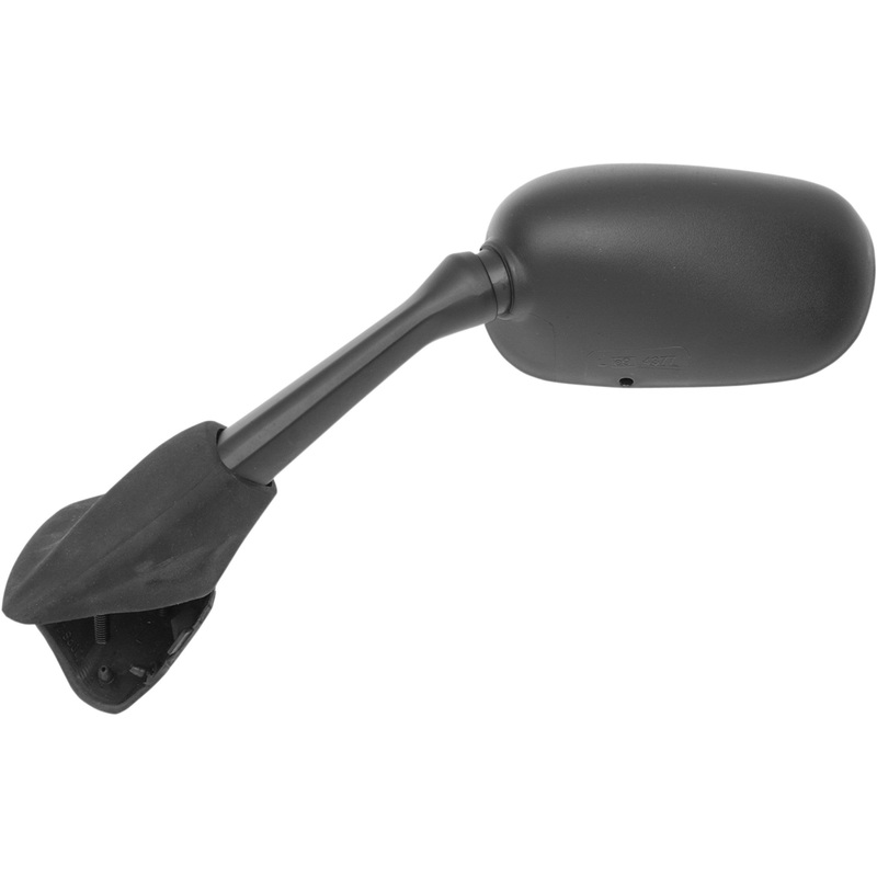 PARTS UNLIMITED 0640-0337 OEM Replacement Mirror Mirror - Side View - Rectangle - Black - Left