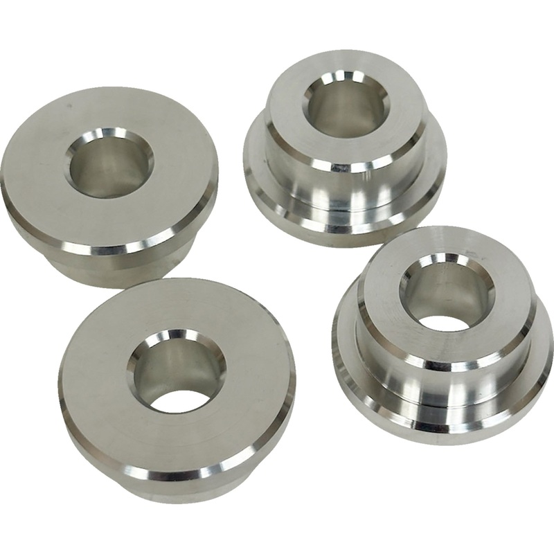 PRO-ONE PERF.MFG. 0604-0299 103050RAW Solid Riser Bushing Kit raw aluminum