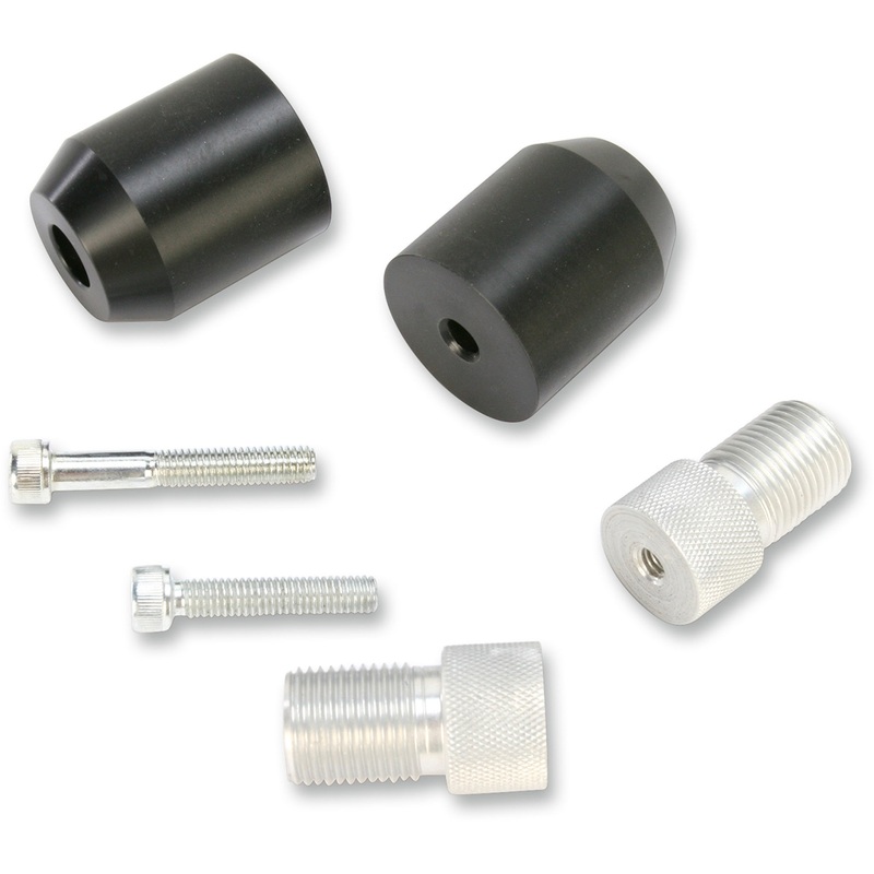 PSR 0634-0348 07-01900-02 Handlebar End Slider Bar End Sliders - Black