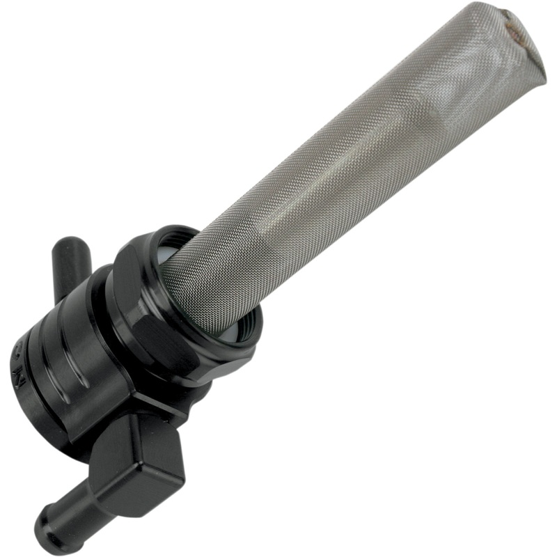 GOLAN PRODUCTS 0705-0106 76-312D-BLK "Click-Slick" Fuel Petcock  22 mm "Click-Slick" Fuel Petcock - Downward - Black - 22mm
