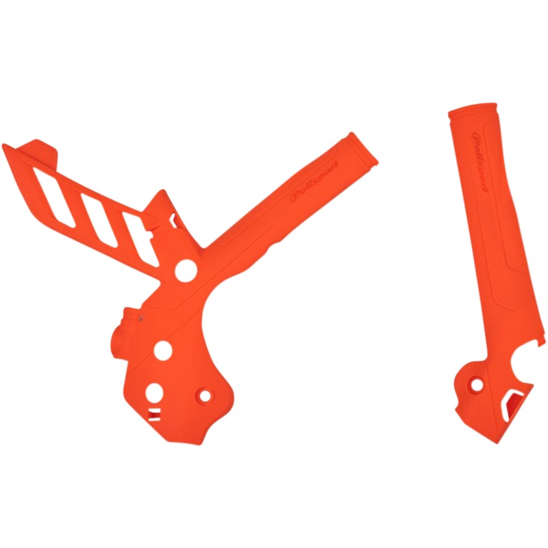 POLISPORT 0505-1742 8466500002 Frame Guards orange - ktm