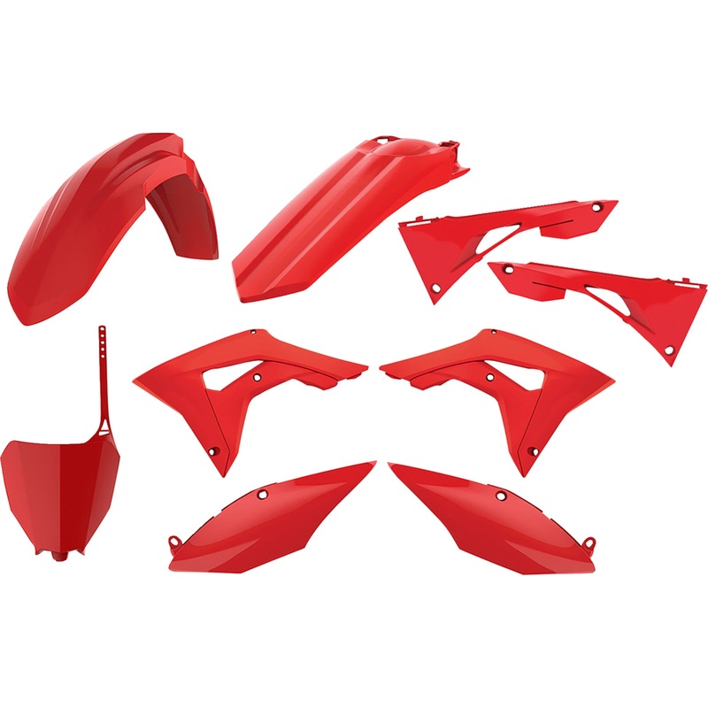 POLISPORT 0520-1956 90722 Body Kit For Honda Body Kit - Complete - Red - CRF 250R/450R