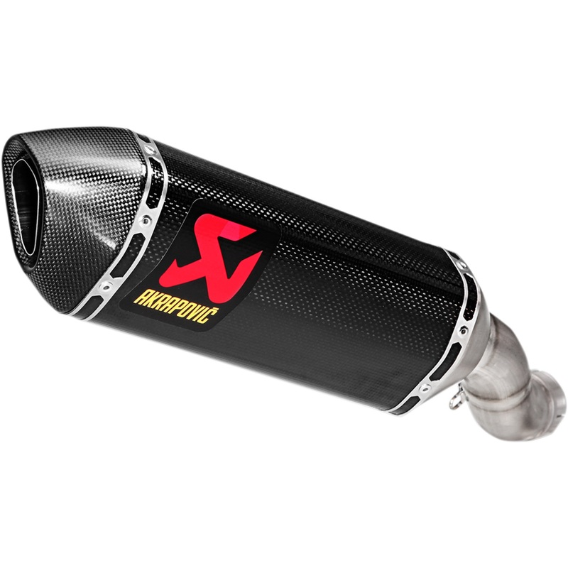 AKRAPOVIC 1811-3064 S-K10SO16-HZC Carbon Fiber Slip-On Line Muffler Slip-On Line Muffler - Carbon Fiber